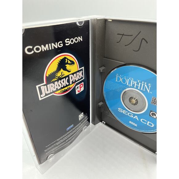 Ecco the Dolphin (Sega CD, 1993) Complete Cib Tested - Picture 4 of 11